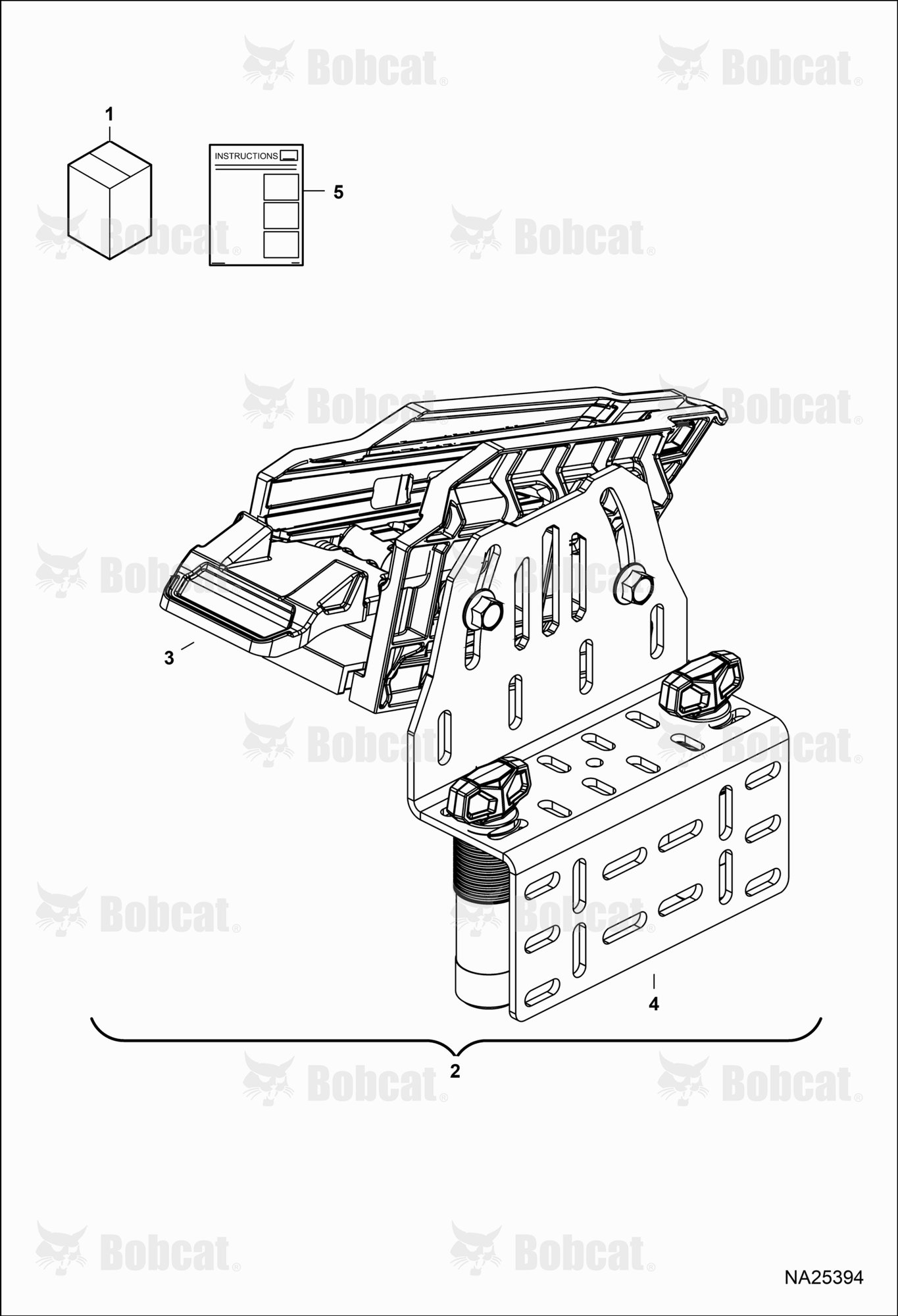 Single Gun Mount Kit