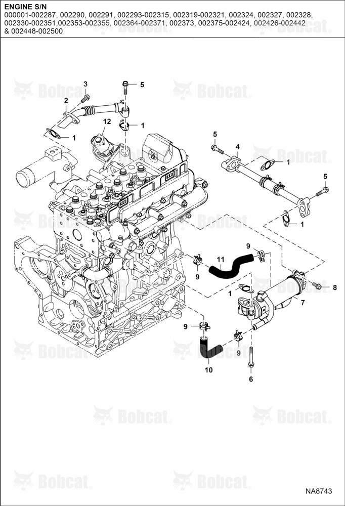 Exhaust Gas Recirculation (Engine S/N See NOTE)