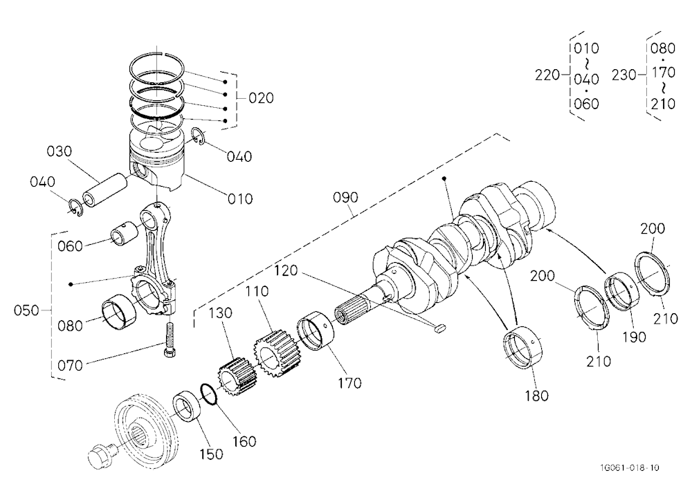 Piston And Crankshaft