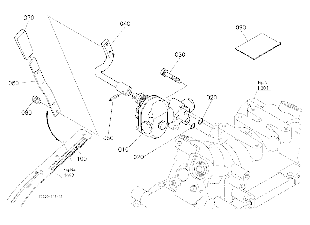Draft Control Lever (With Draft) [Option]