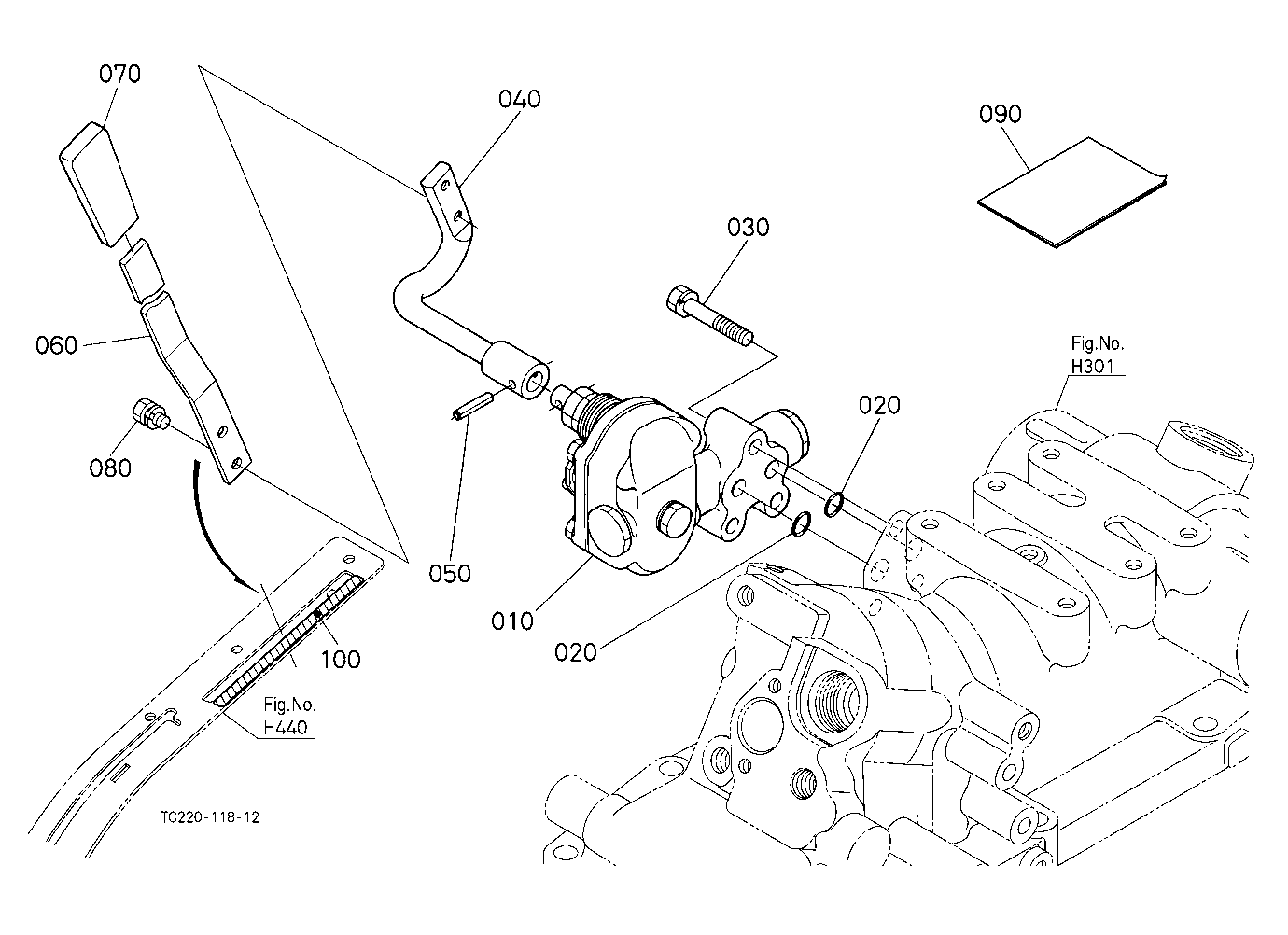 Draft Control Lever (With Draft) [Option]