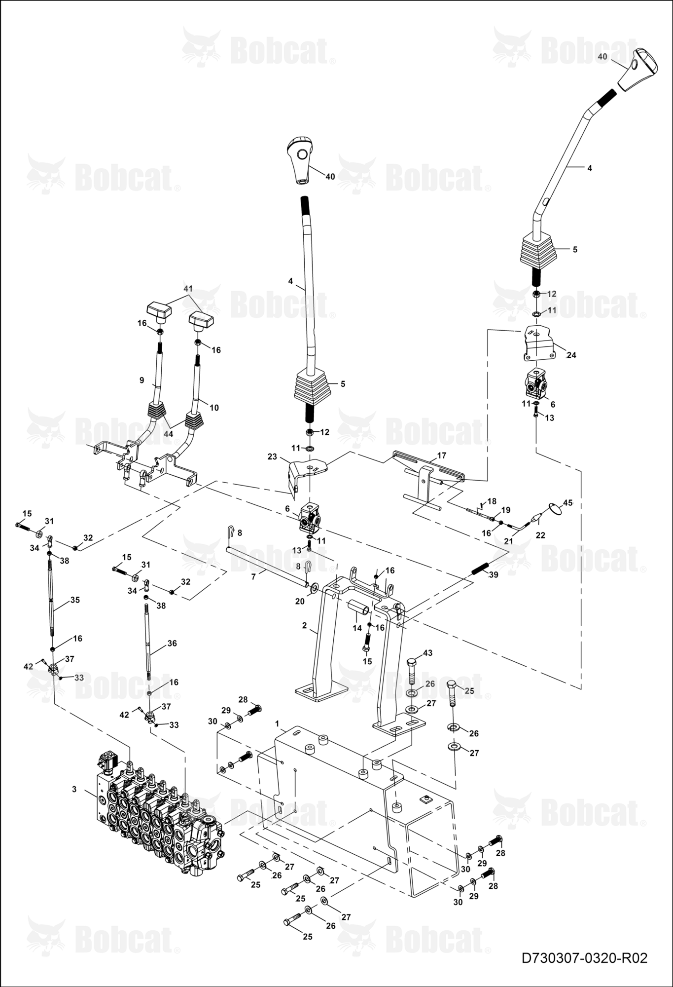 Backhoe Control Valve and Its CONNECTIONS-MECH
