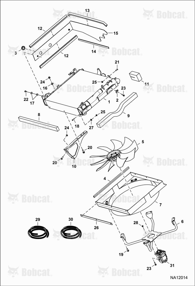 Engine & Attaching Parts (Radiator Water Exchanger)
