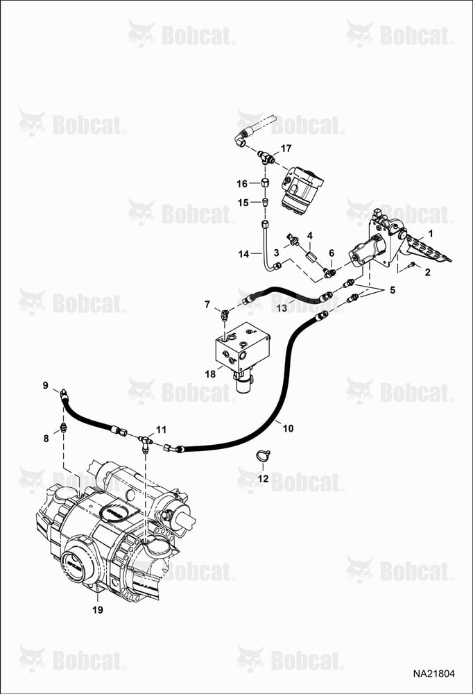 Hydraulic Circuitry (Brake System) (W/O Trailer Brakes)