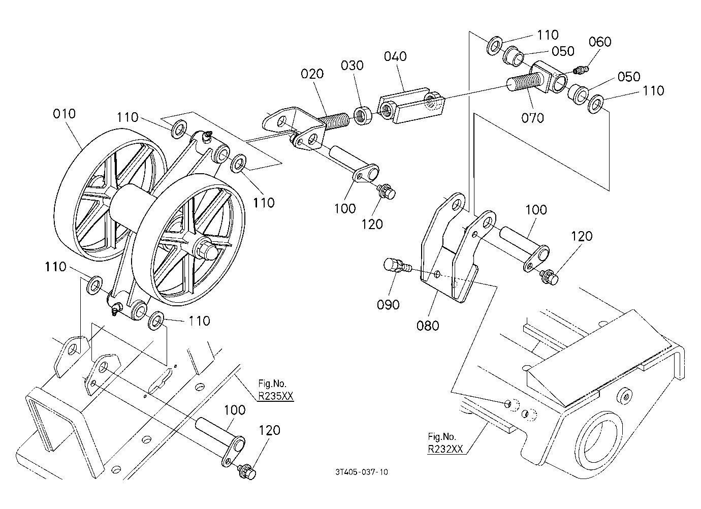 Truck Guide Roller Lh (Power Crawler)