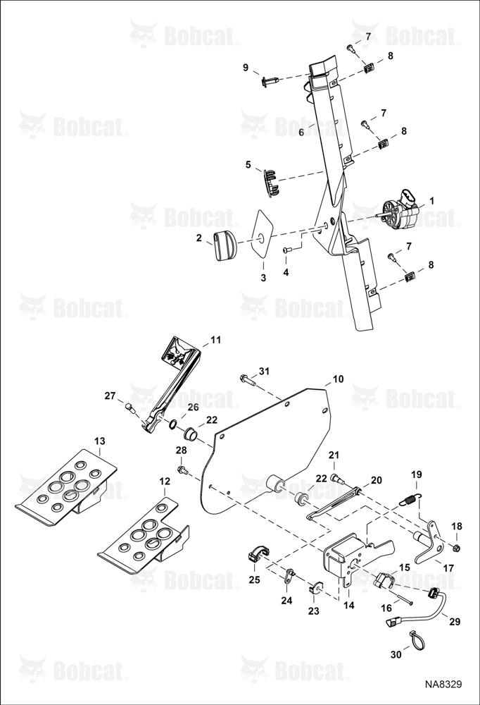 Engine Speed Control (W/Foot Throttle)