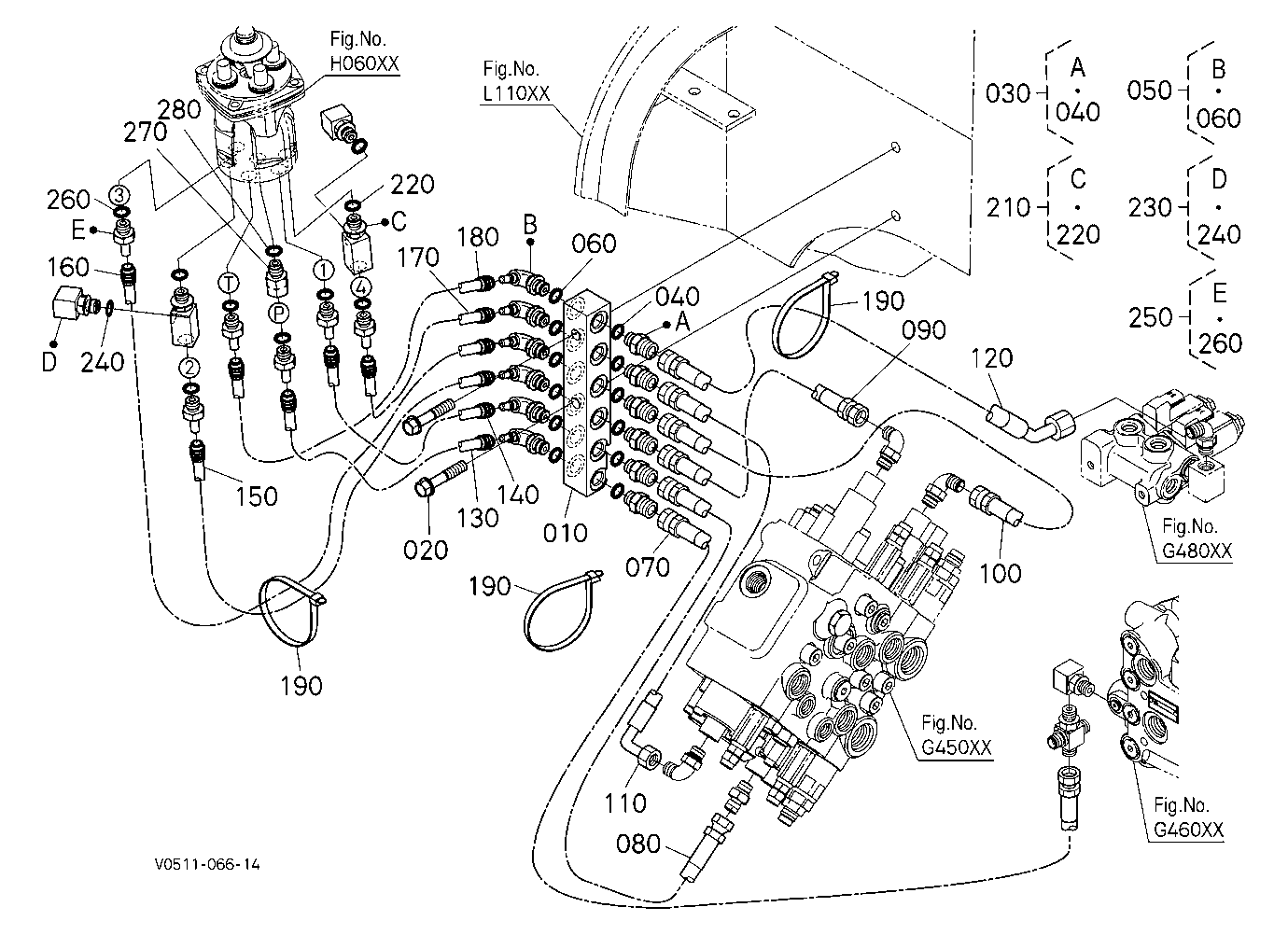 Oil Piping (Control Rh)