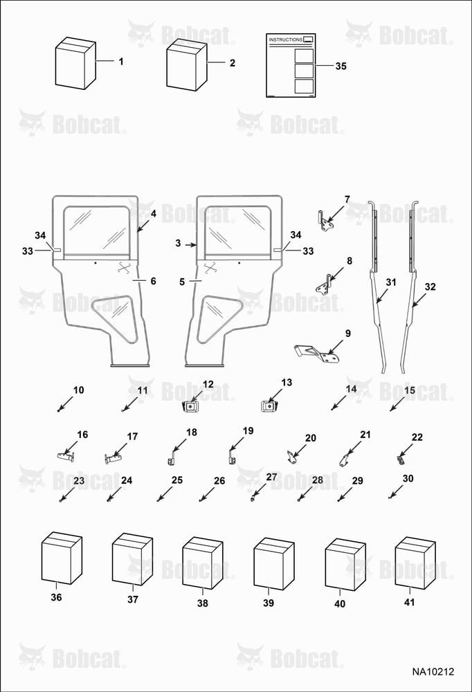 XL Rear Canvas Door Kit