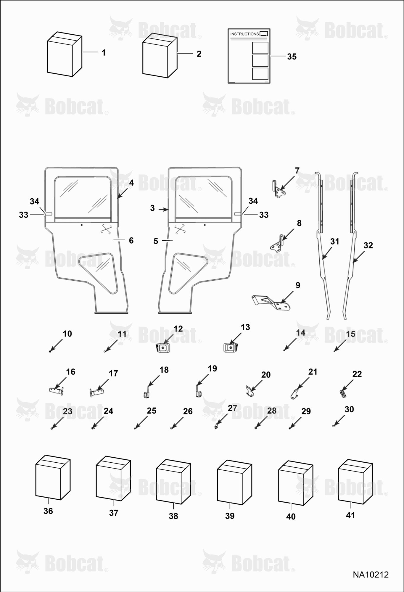 XL Rear Canvas Door Kit