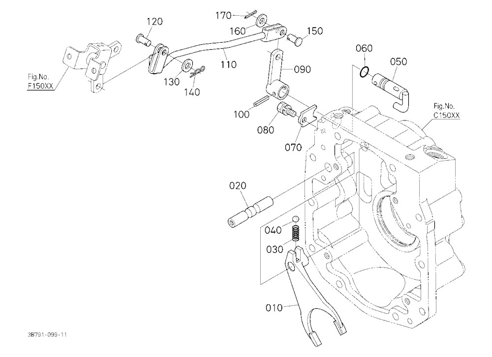 Pto Gear Shift Rod