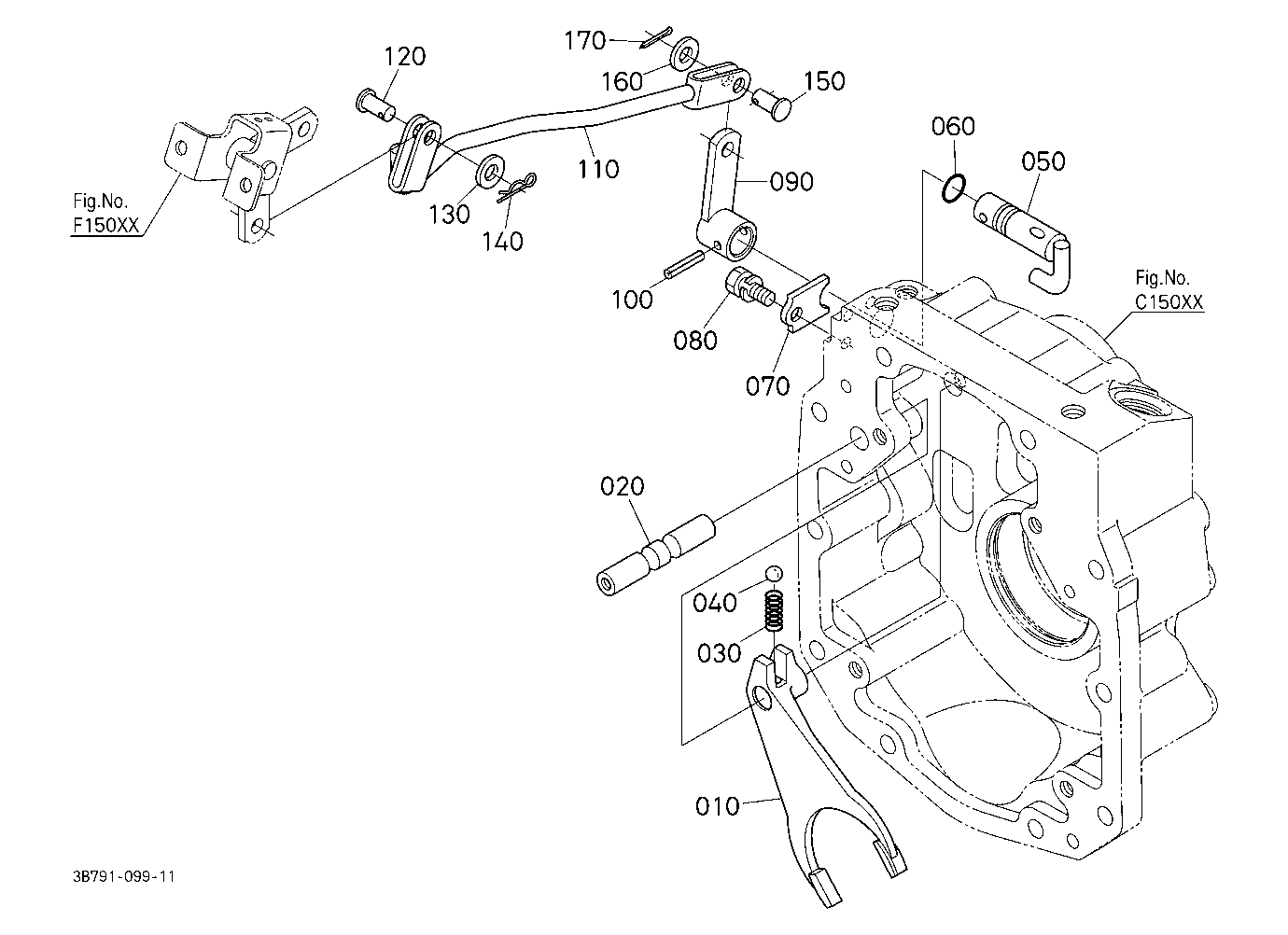 Pto Gear Shift Rod