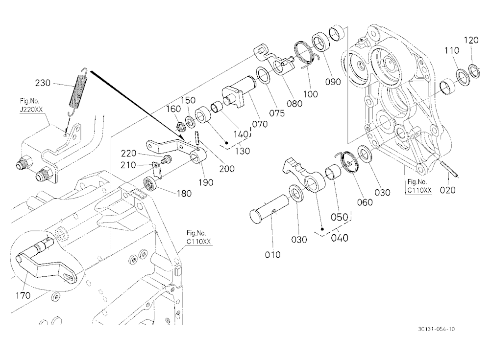 Parking Brake Camshaft