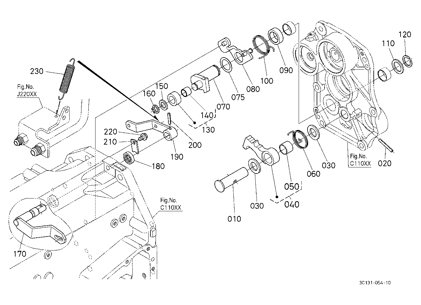 Parking Brake Camshaft