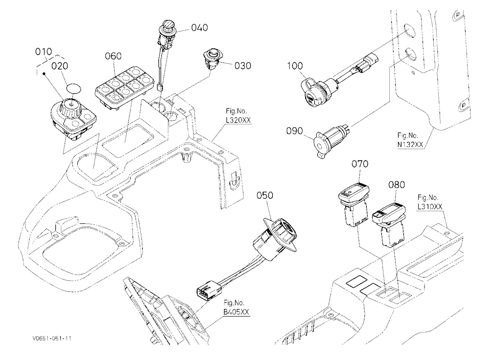 Switch (Cockpit) [Hydraulic Hitch]