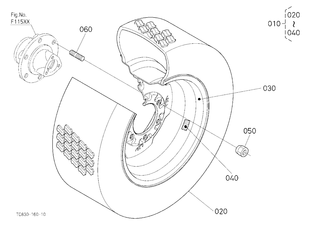 Front Wheel (27*10.50-15)