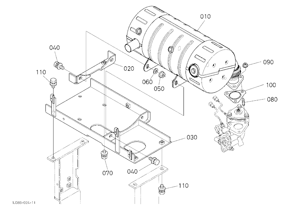 Diesel Particulate Filter Muffler