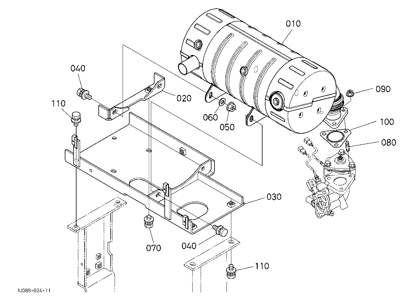 Diesel Particulate Filter Muffler