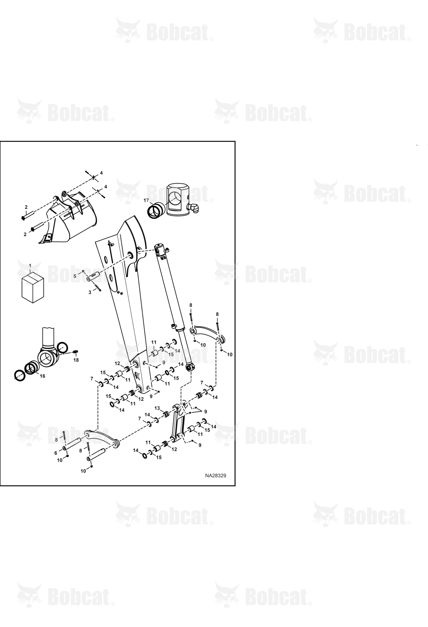 Maintanence Items (Arm & Bucket Kit Pin Bush kit)