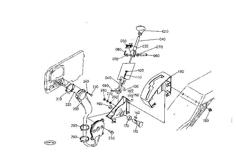 Main Gear Shift Lever