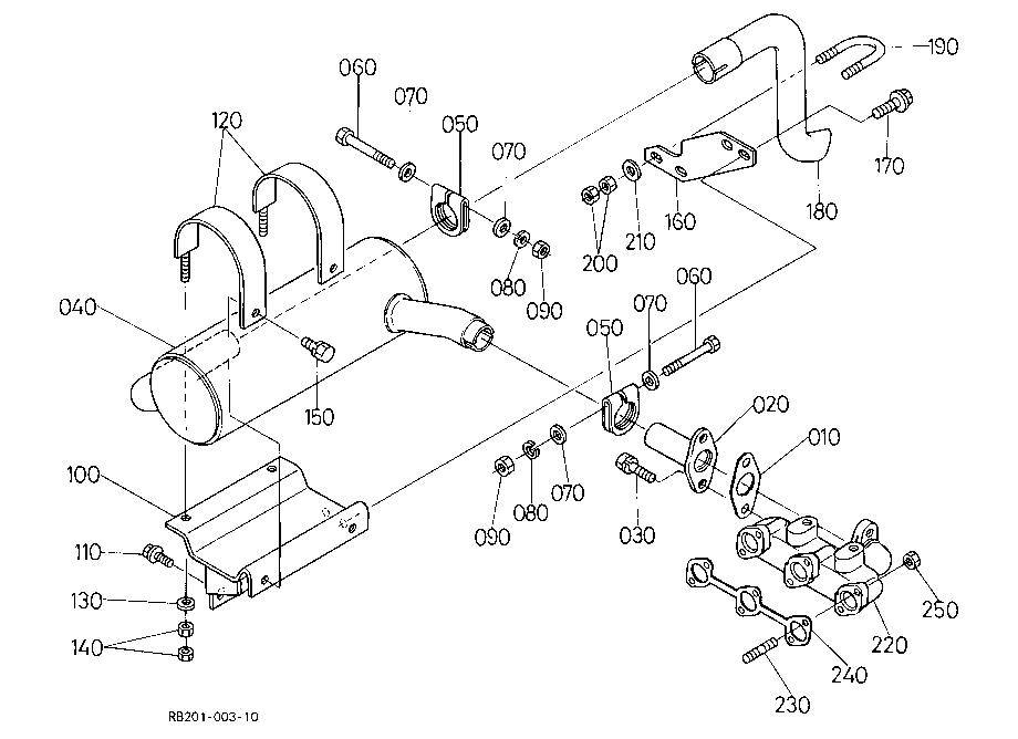 Muffler,Exhaust Manifold