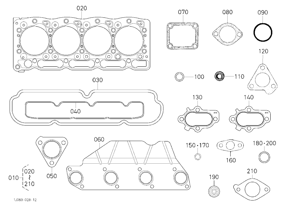 Upper Gasket Kit