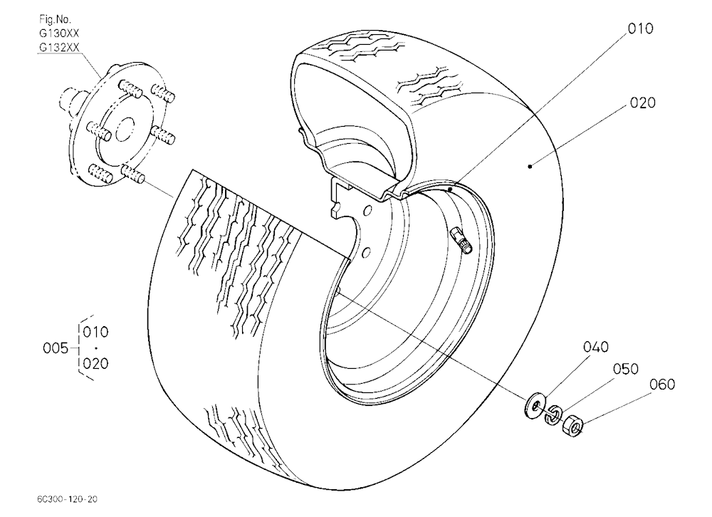 Front Wheel (21*8.00-10)