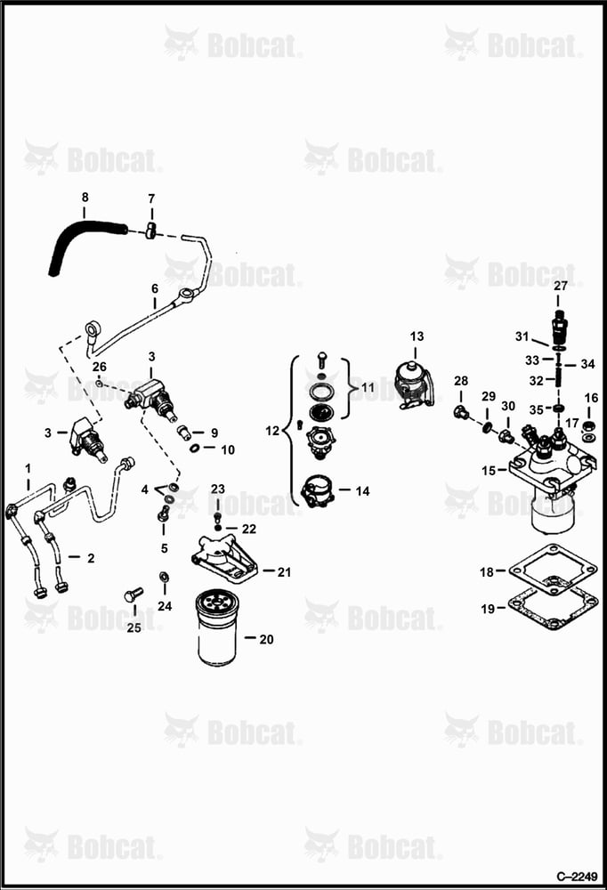Fuel System (Deutz F2L411W)