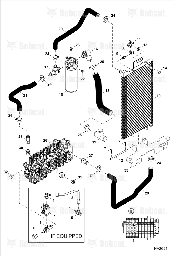 Hydraulic Circuitry (Cooler/Filter & Direct to Tank)