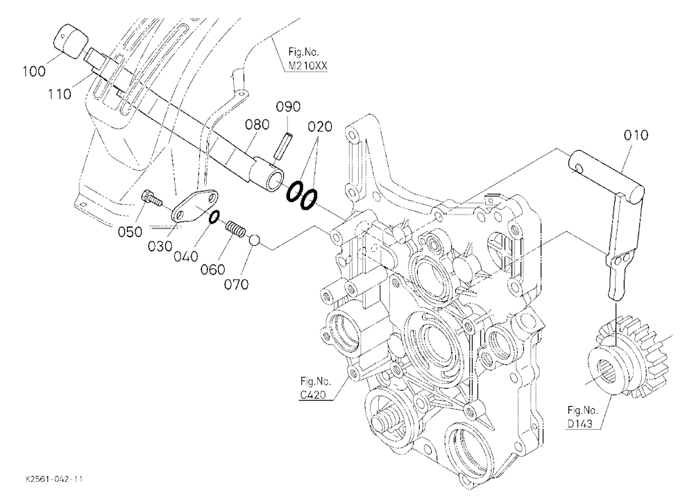 Front Wheel Drive Lever