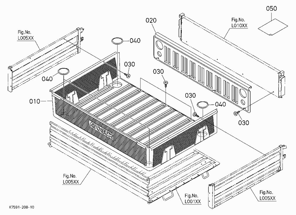 BED LINER KIT(W/G No.V5229) [OPTION]
