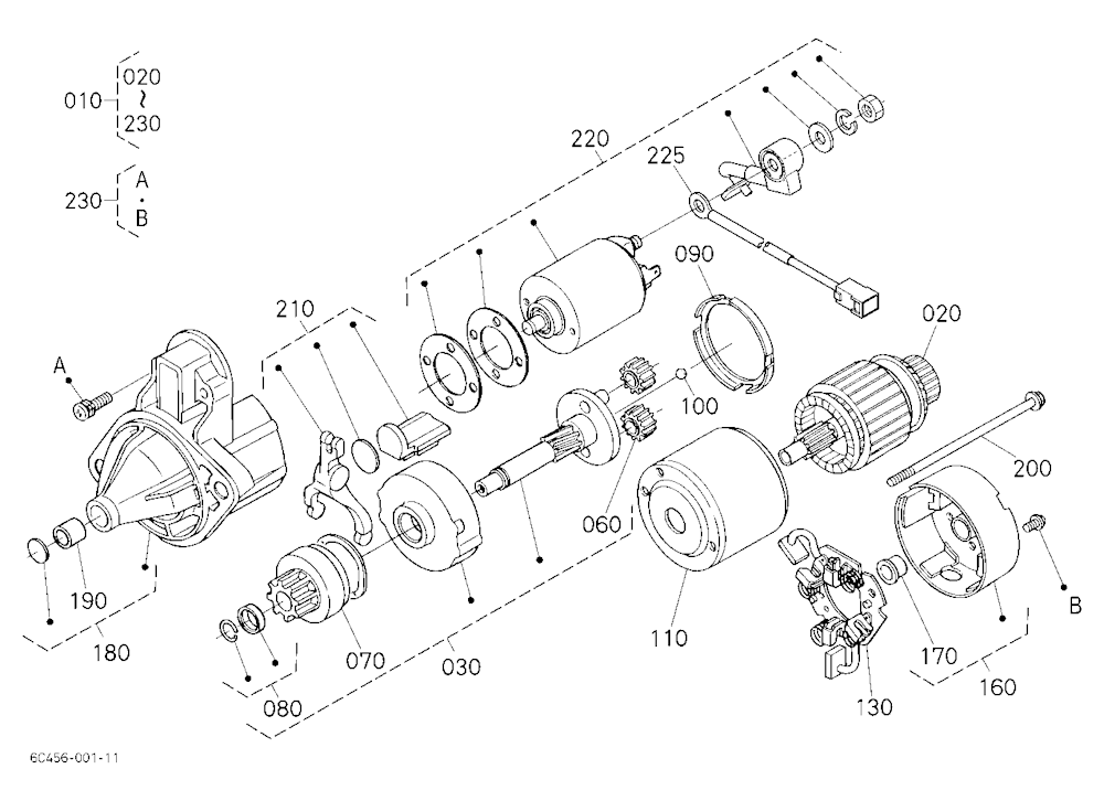 Starter [Component Parts](Not For Reman Unit)