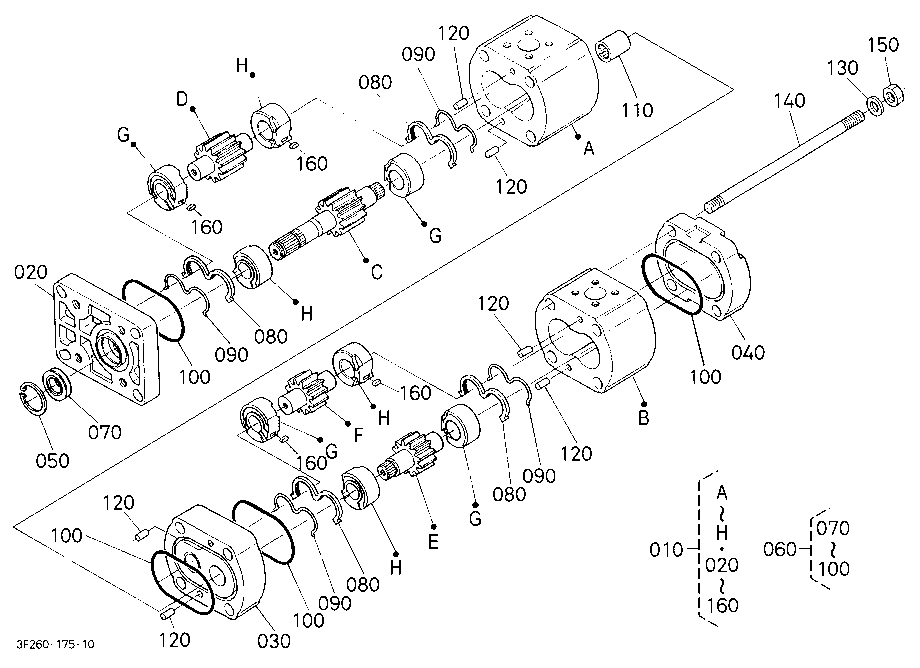 Hydraulic Pump (Steering) [Component Parts]