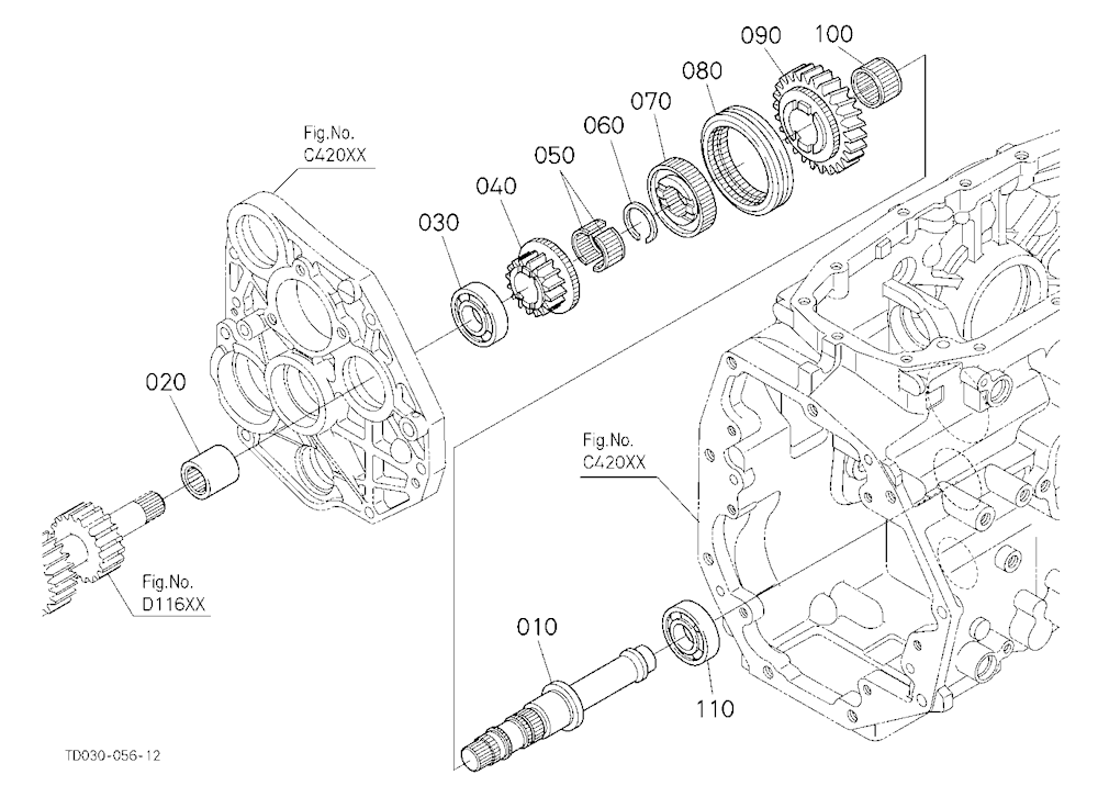Range Gear Shaft [Manual T/M Type]