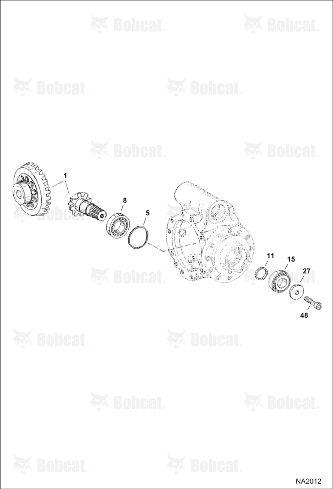 Rear Axle (Center Housing)