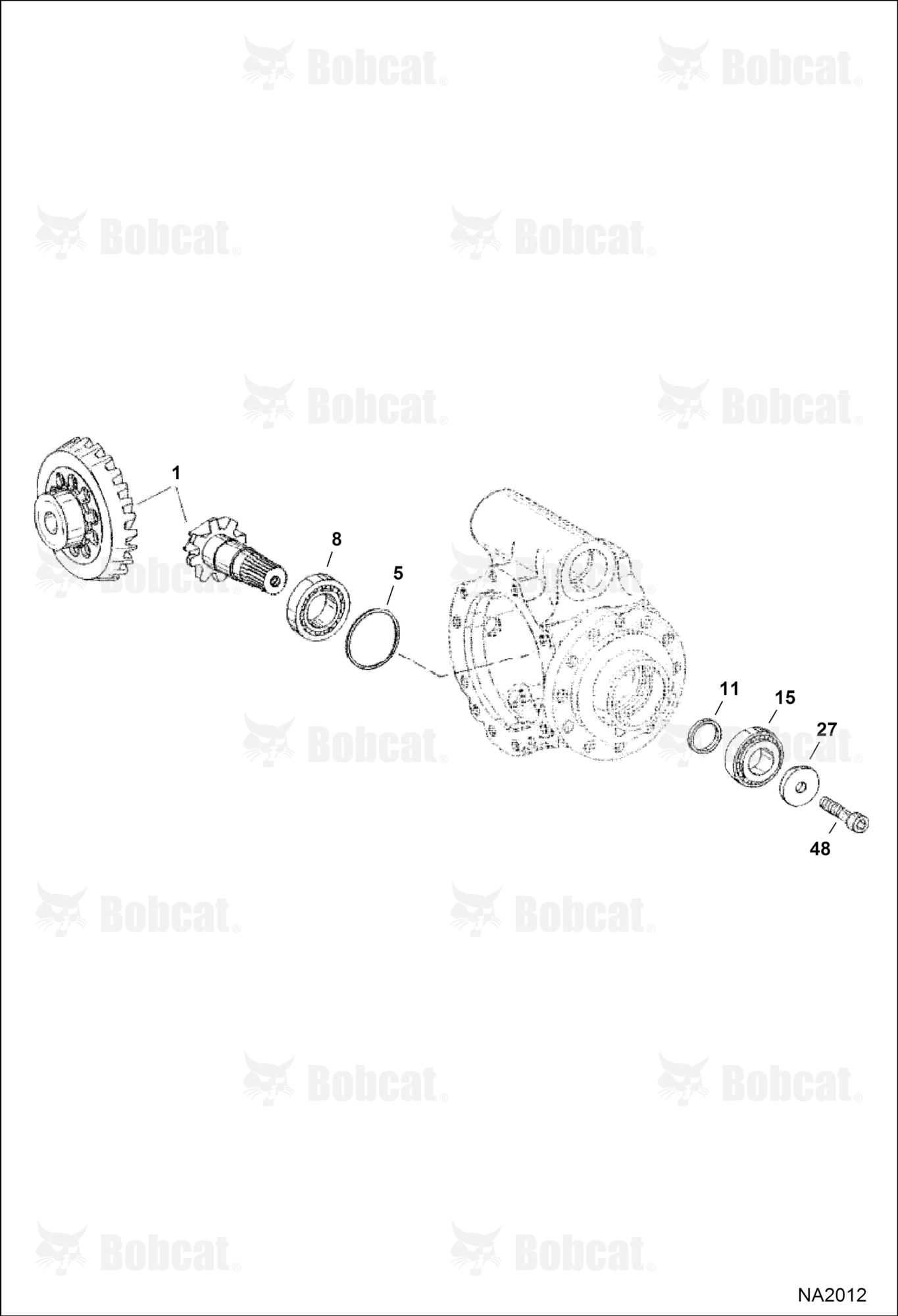 Rear Axle (Center Housing)