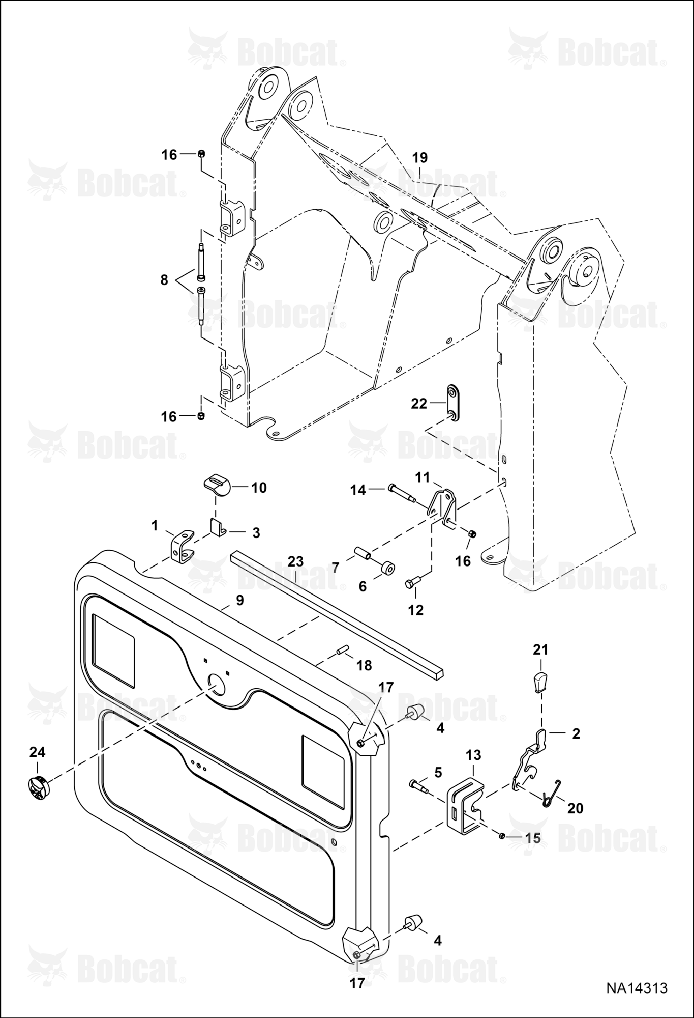 Rear Door (Single Rear Mounting Hole)