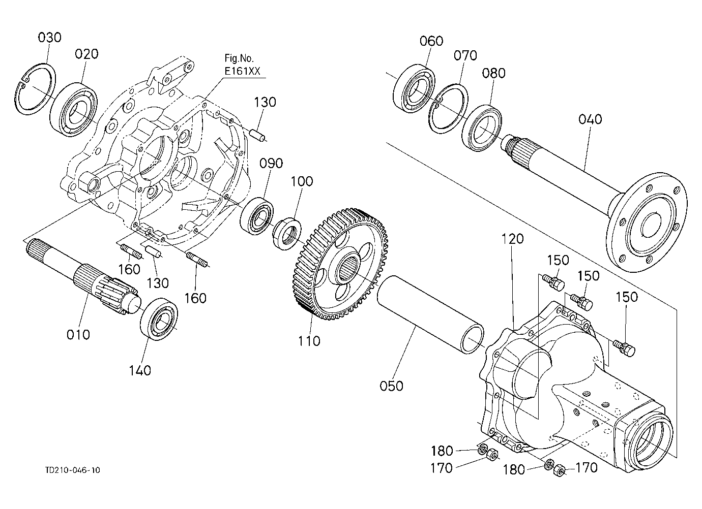 Rear Axle Lh