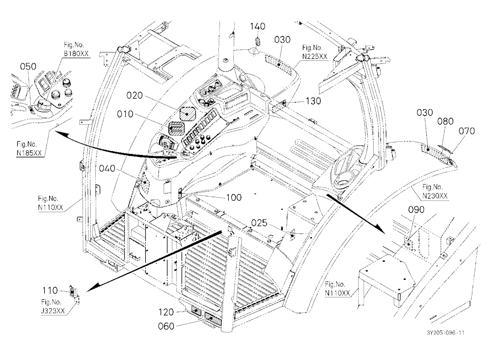 Label (Rear/Cab) [A]