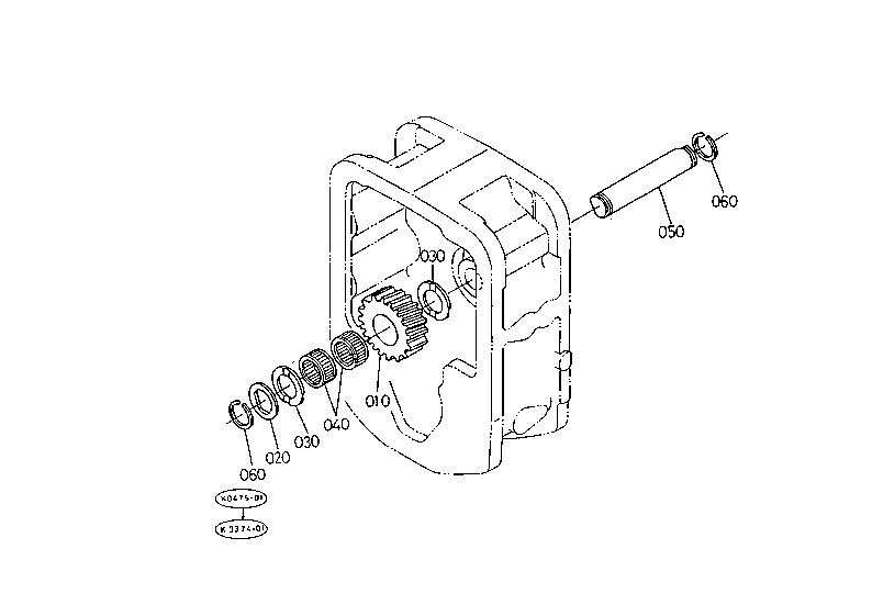 Back Idle Shaft