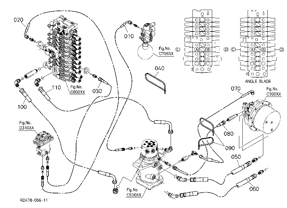 Oil Piping (Travel Lh)