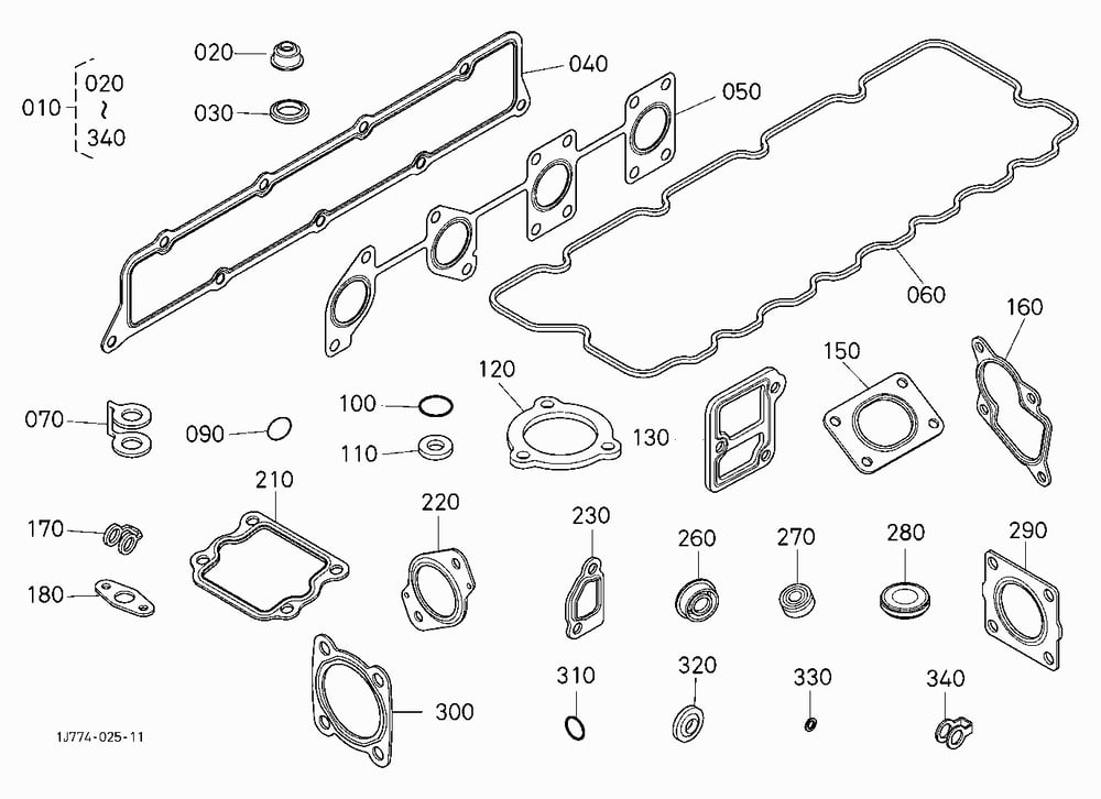 UPPER GASKET KIT