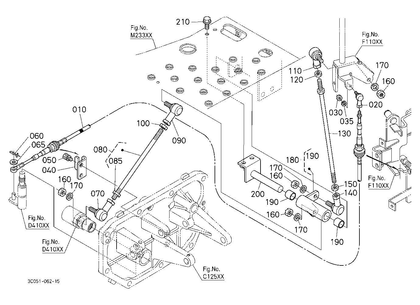 Main Gear Shift Rod