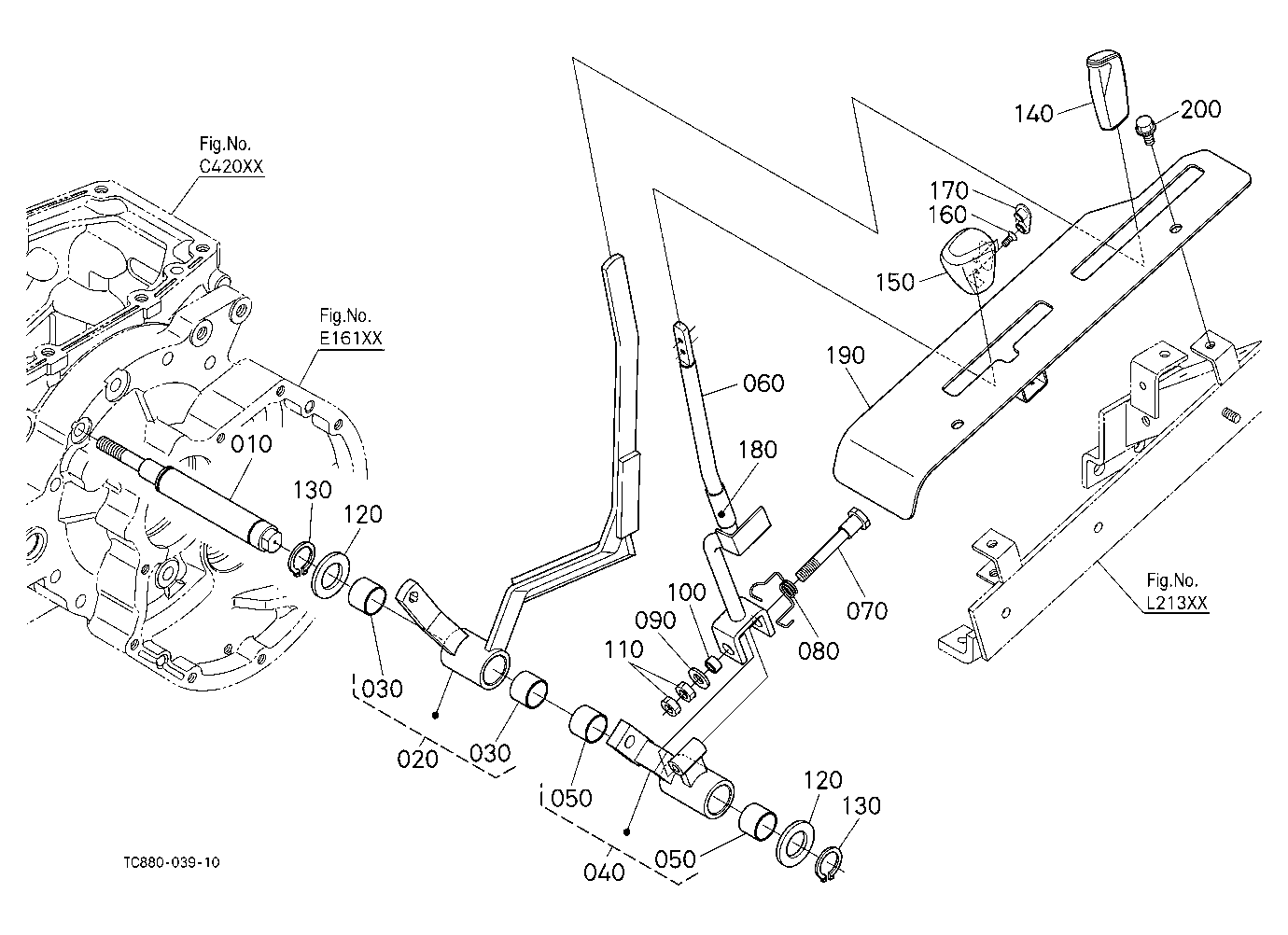 Range Gear Shift Lever