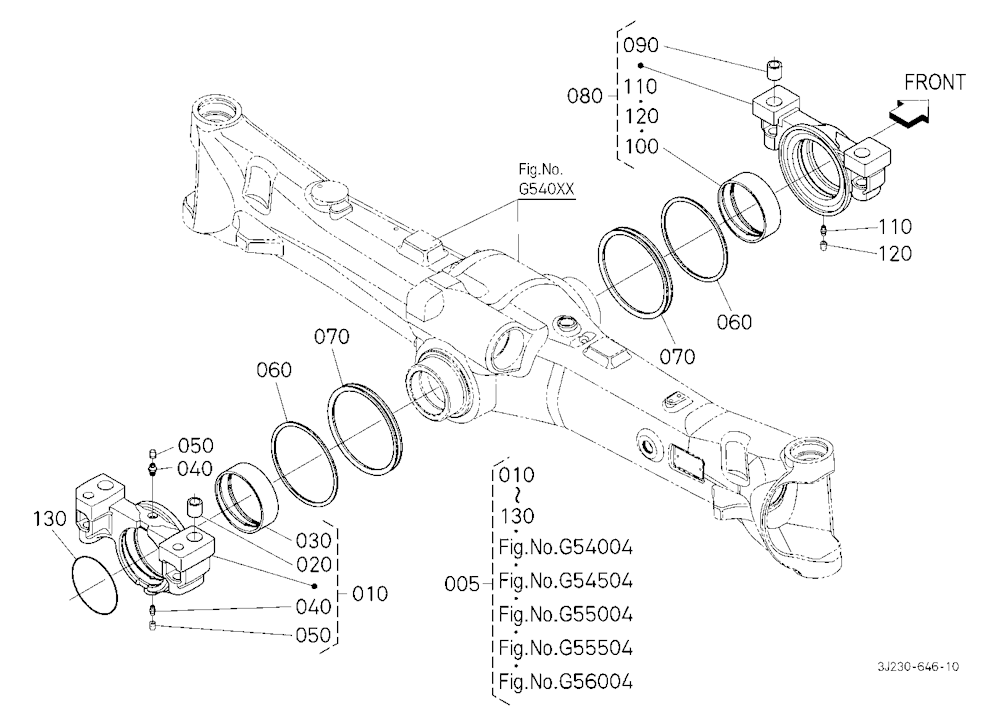Front Axle Bracket [Front Axle Component] [W/O Fro