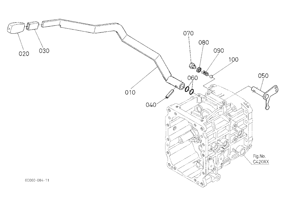 Front Wheel Drive Lever