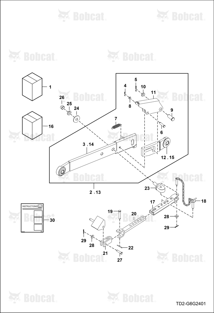 Telescopic Lower Link Kit