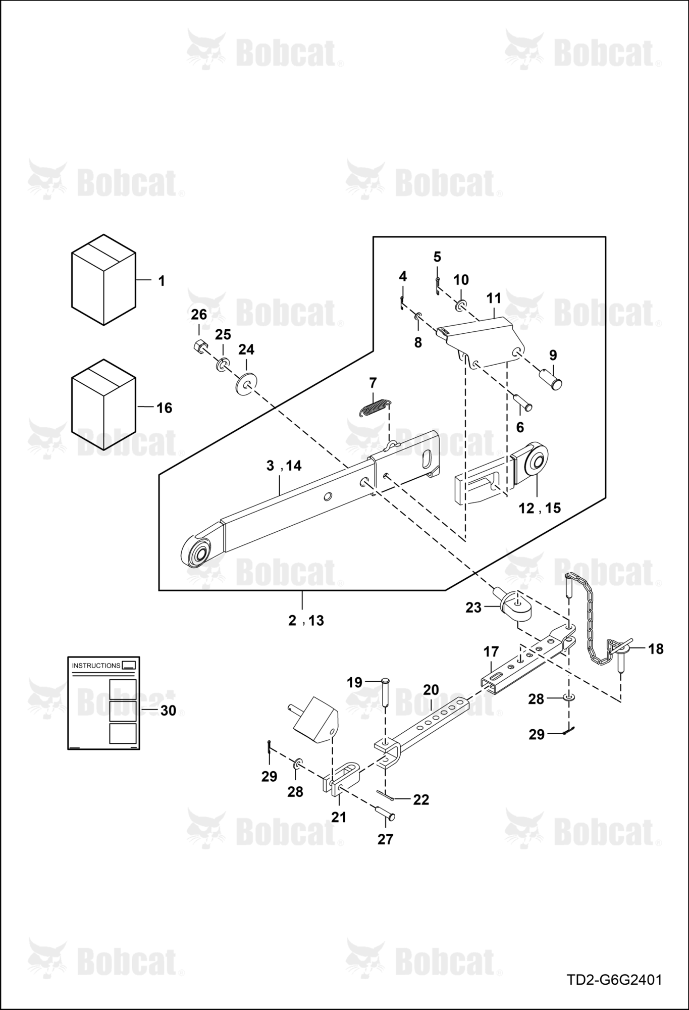 Telescopic Lower Link Kit