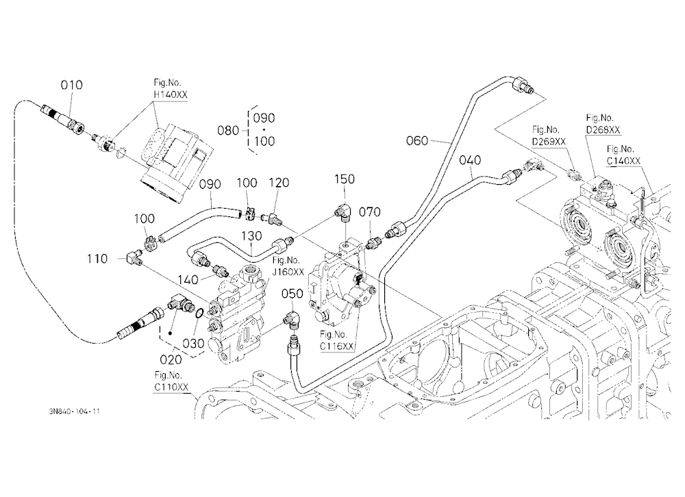 Hydraulic Oil Line (Steering/Pto)
