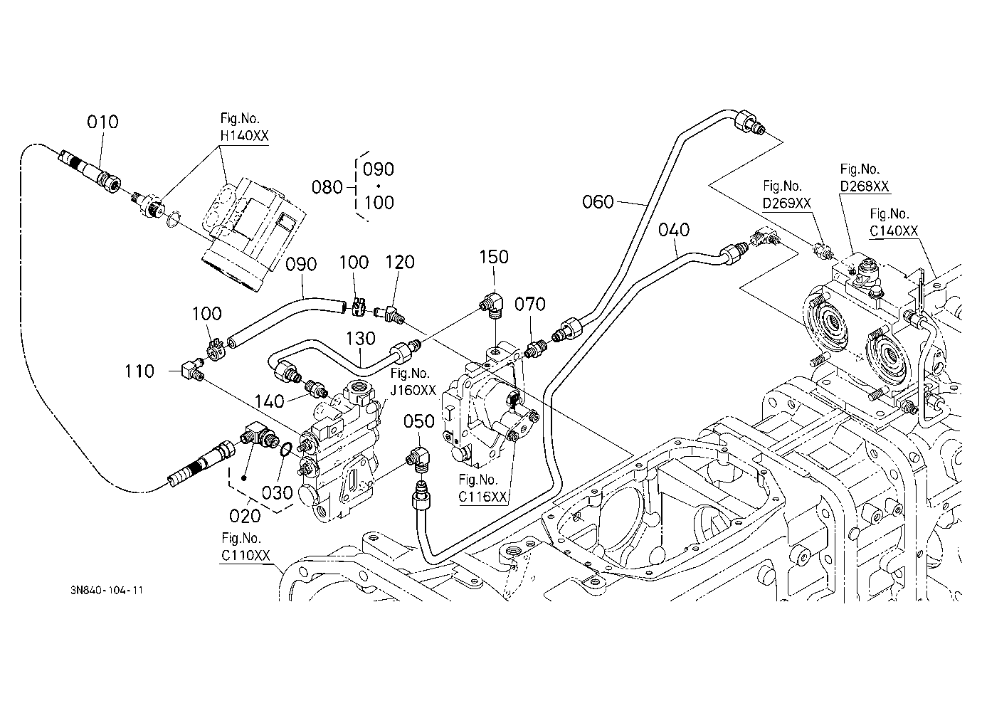 Hydraulic Oil Line (Steering/Pto)