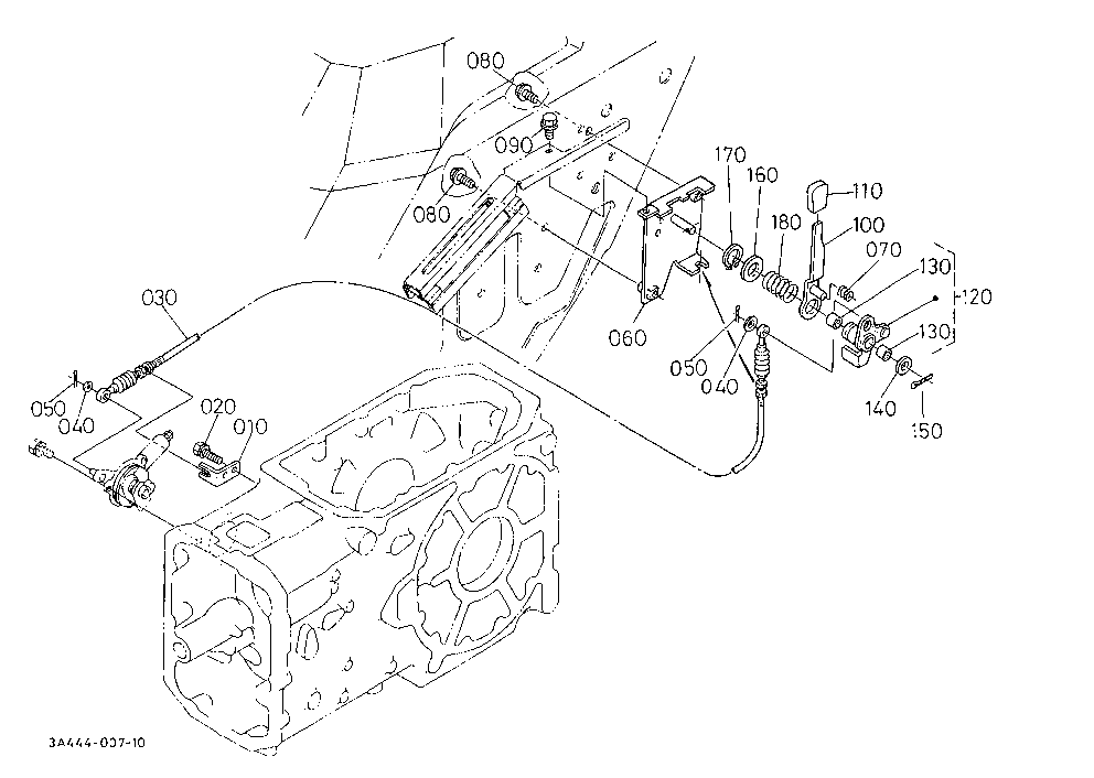 Pto Clutch Control Lever [New Type]